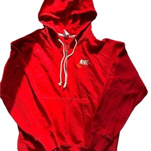 Nike Men’s embroidered half zip hoodie